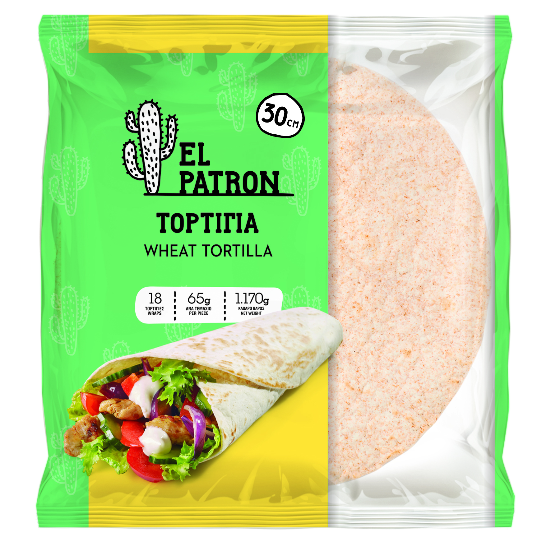 Τορτίγια Σταρένια 30cm/18τμχ EL PATRON